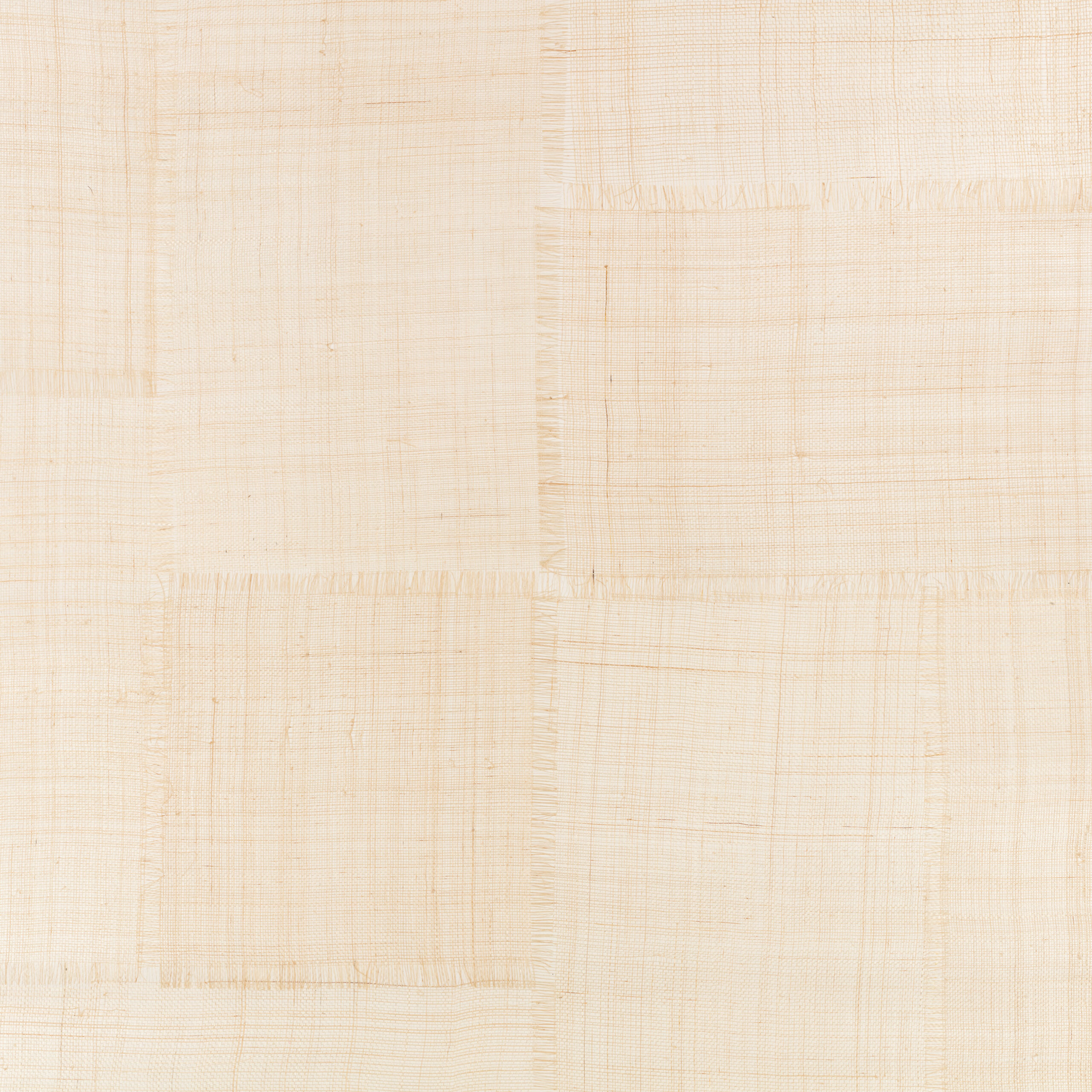 Abacá Patchwork Wallcovering — Natural · MW139/01