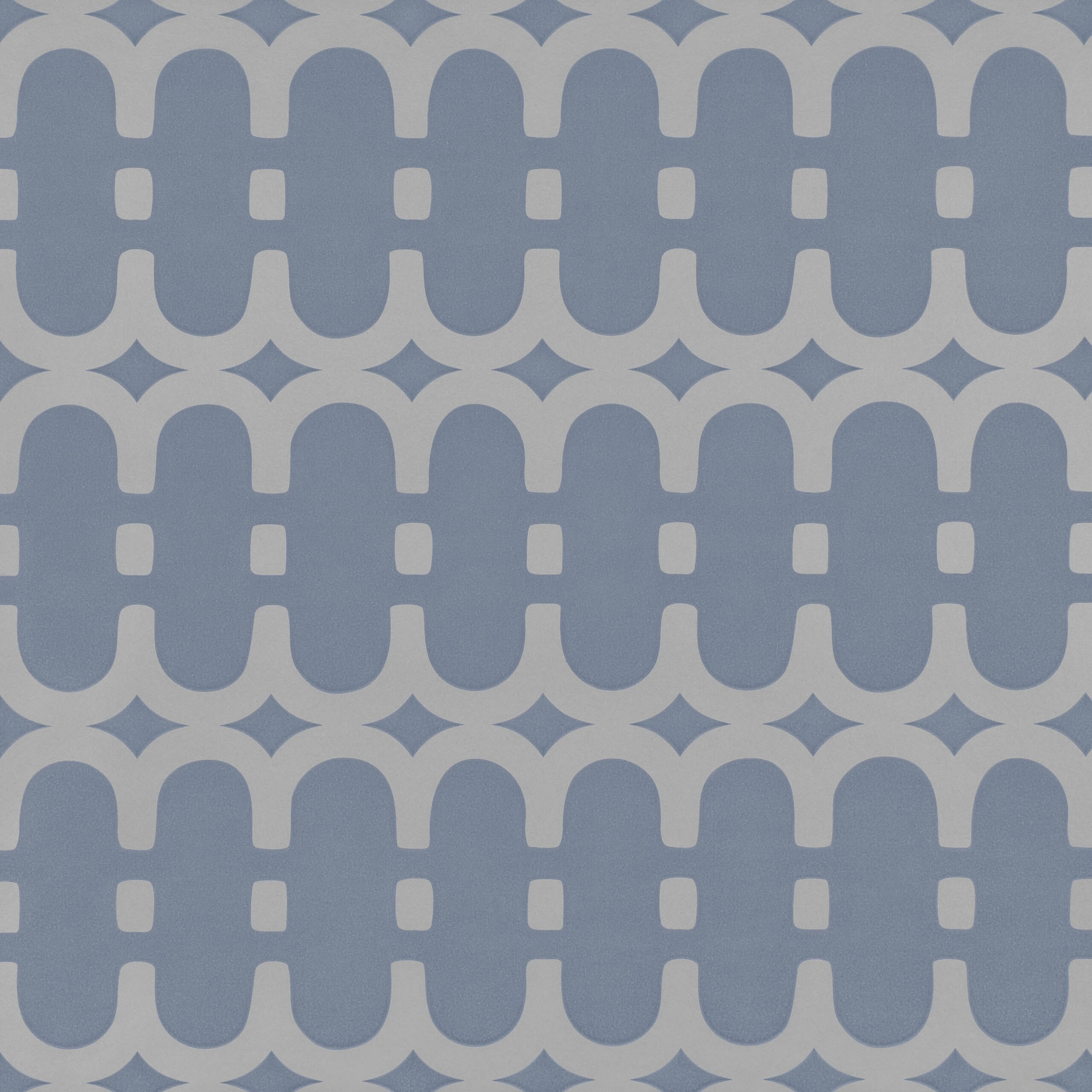 Loopy Link Wallcovering — Steel · WK804/04