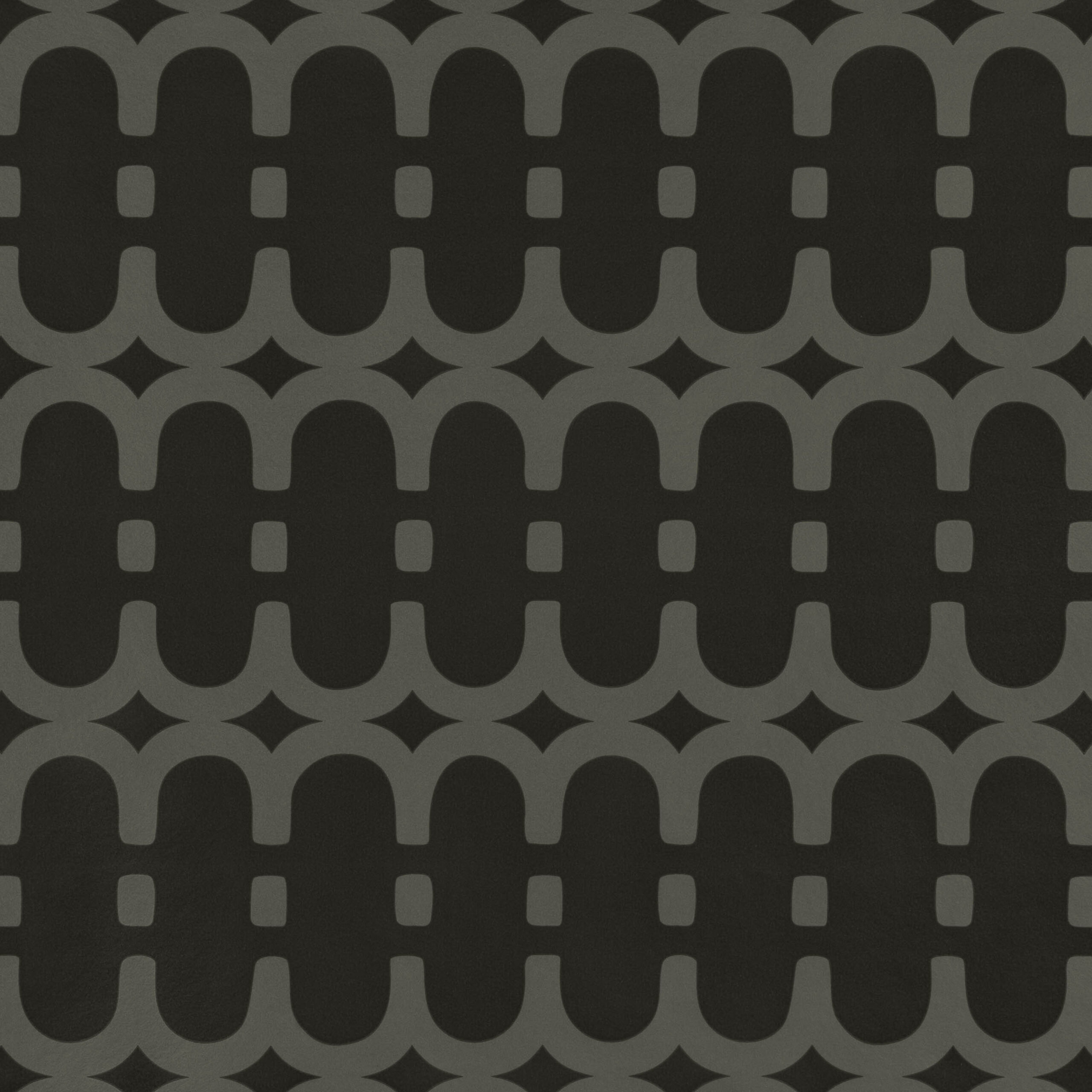 Loopy Link Wallcovering — Noir · WK804/05