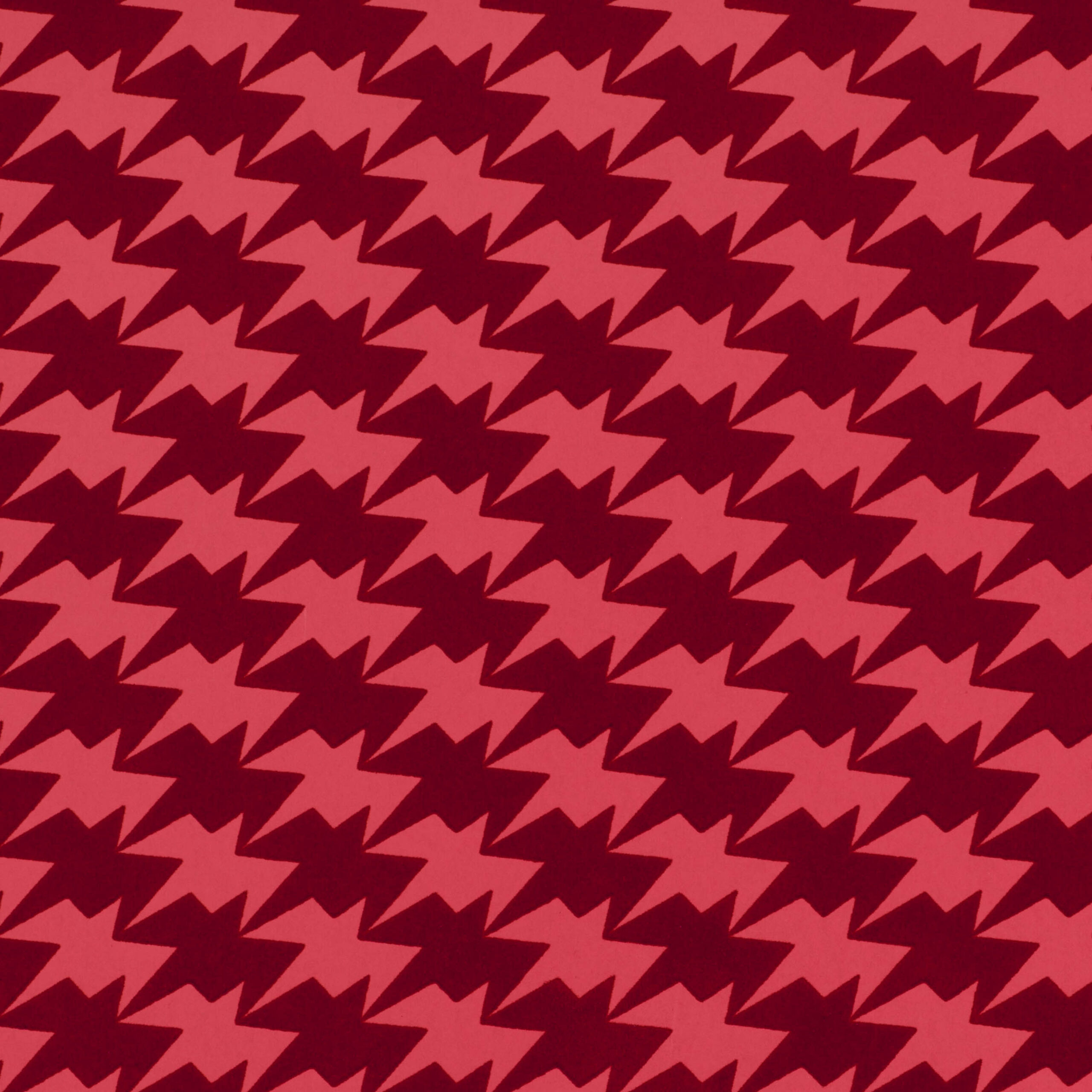 Zig Zag Birds Wallcovering — Lava · WK810/08