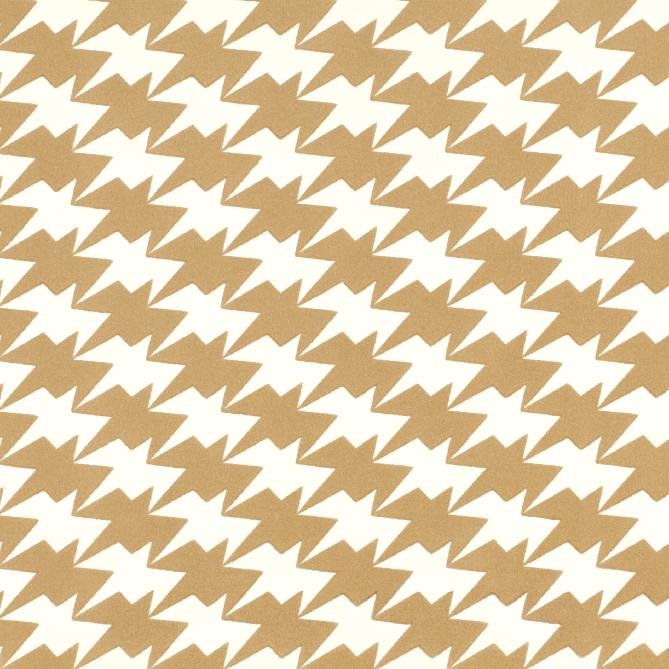 Zig Zag Birds Wallcovering — Gold · WK810/09