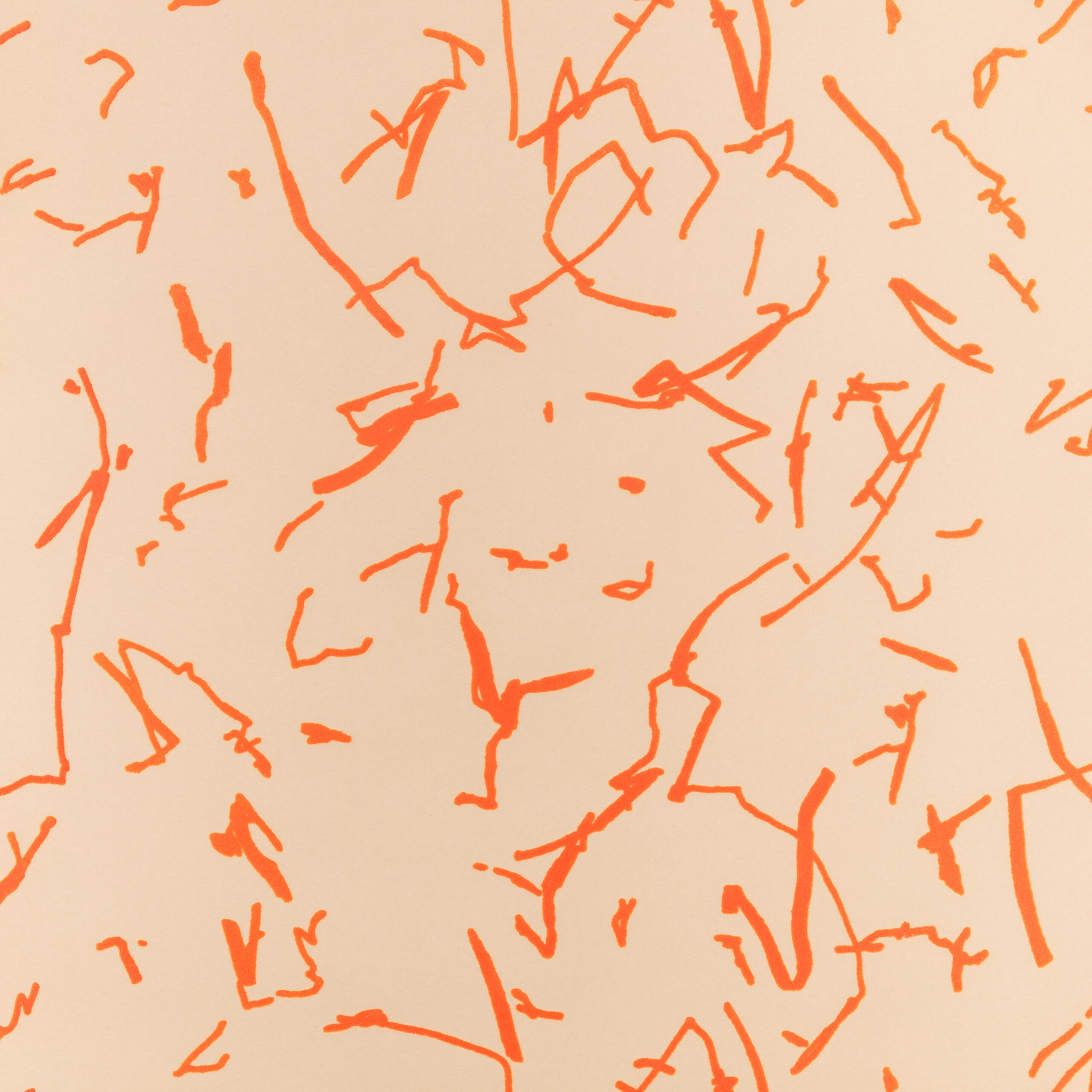 Scribble Wallcovering — Tangelo · WK824/01