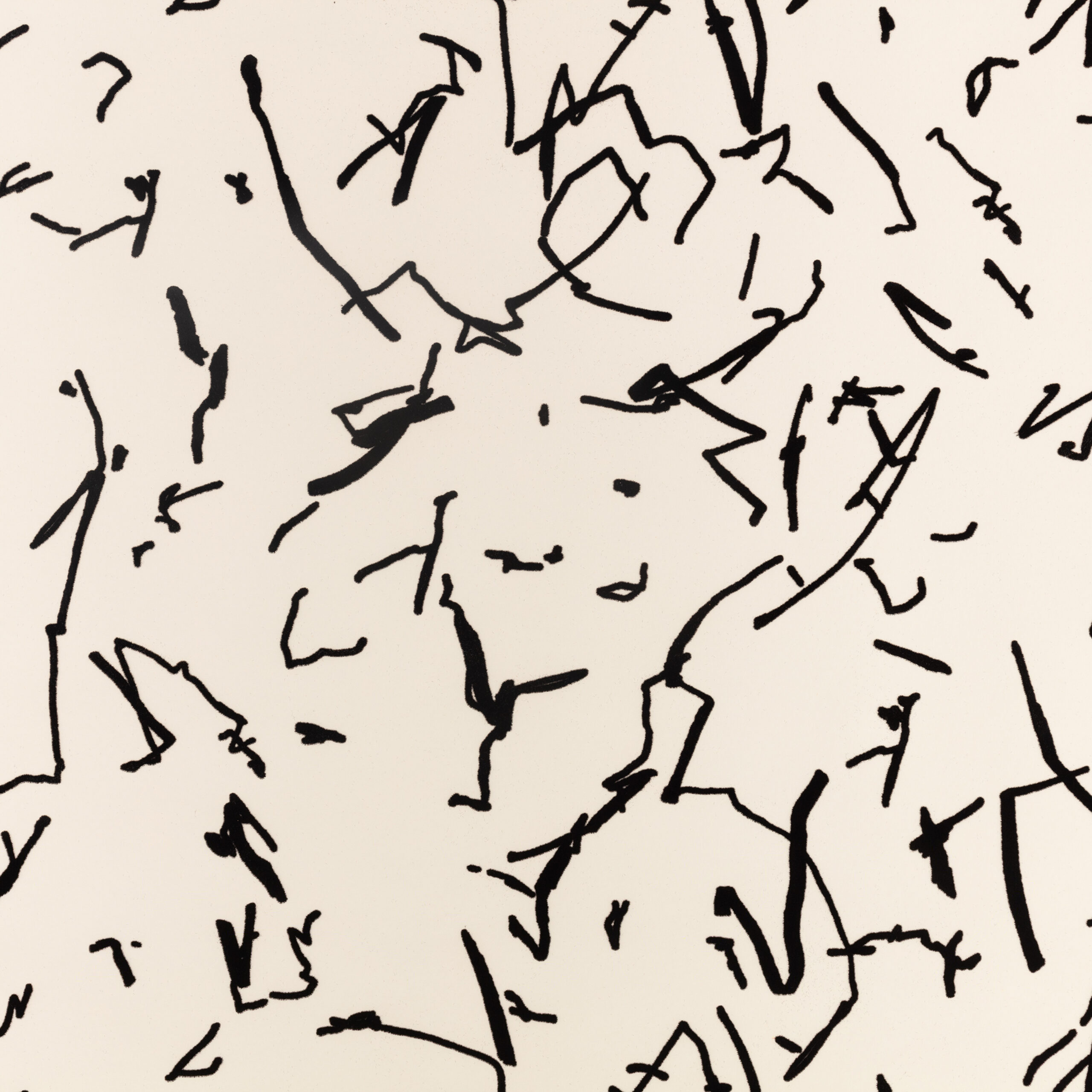 Scribble Wallcovering — Monochrome · WK824/04