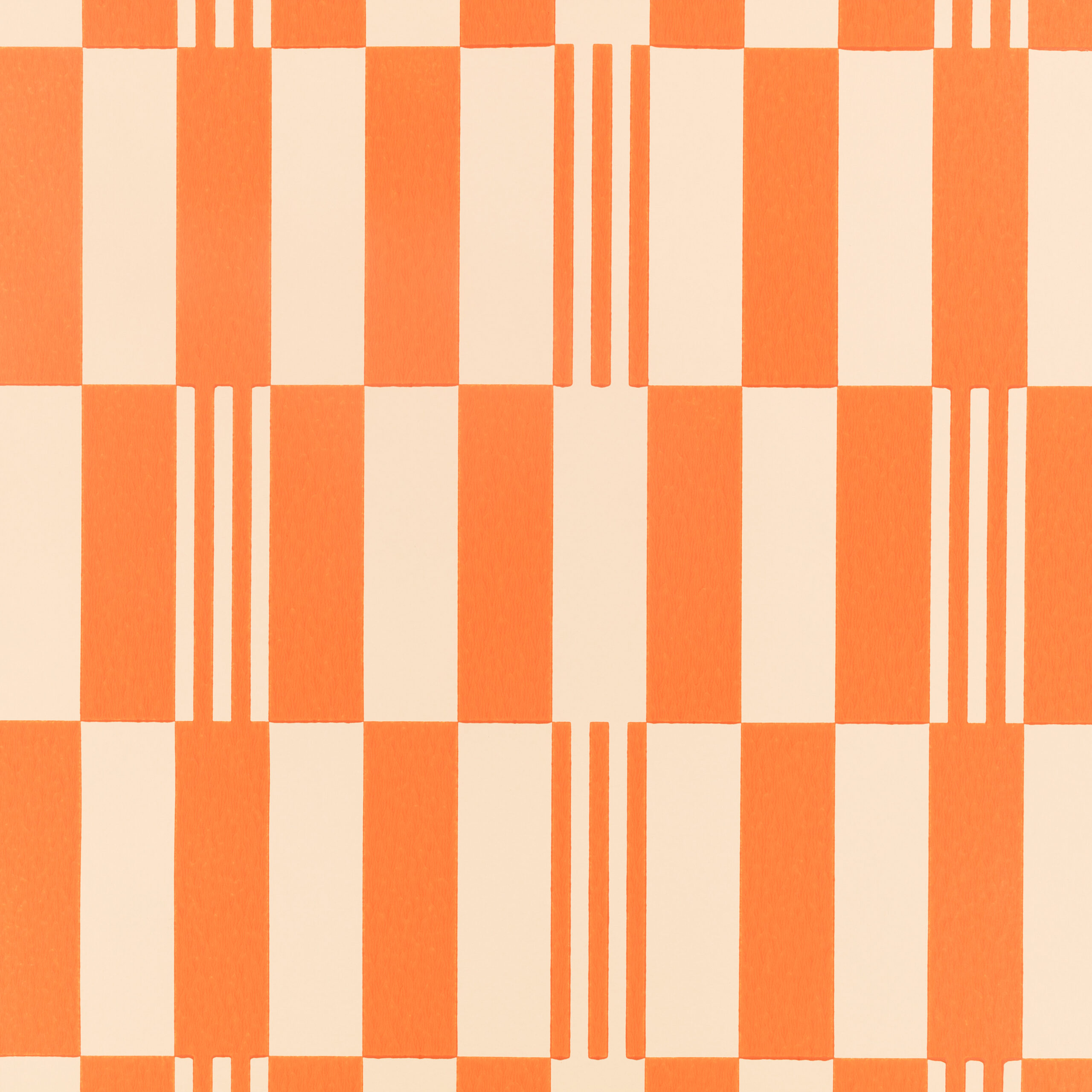 Checkerboard Wallcovering — Tangelo · WK827/07