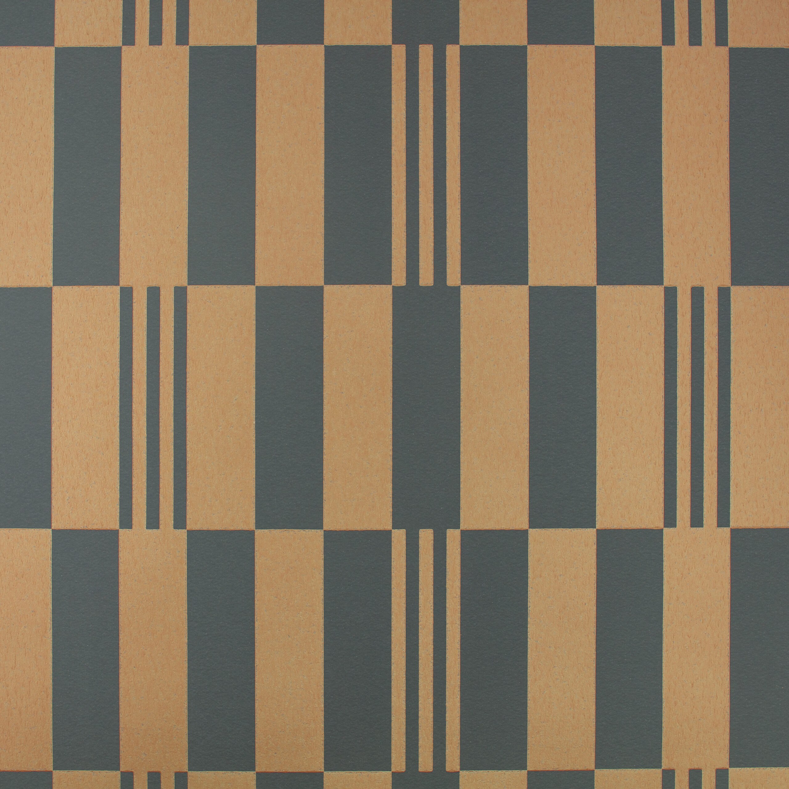Checkerboard Metallic Wallcovering — Panther · WK828/04